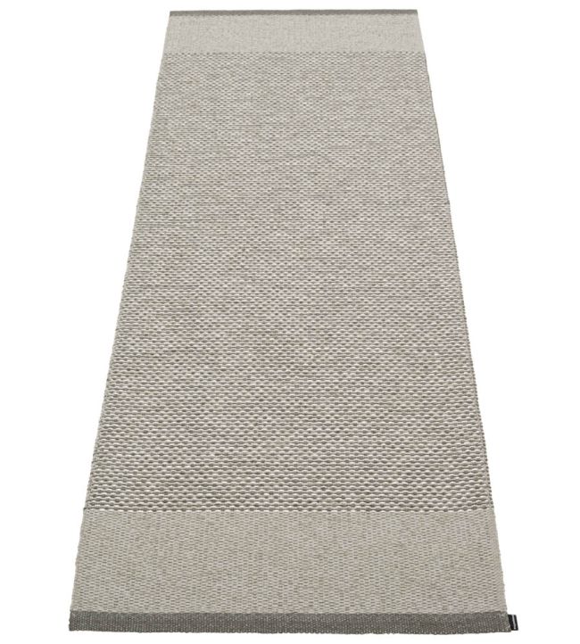 Pappelina Edit Runner rug Charcoal/Warm Grey/Stone Metallic ET9A720 Charcoal/Warm Grey/Stone Metallic