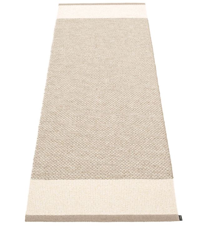 Pappelina Edit Runner rug Mud/Vanilla/Linen Metallic ET6B720 Mud/Vanilla/Linen Metallic