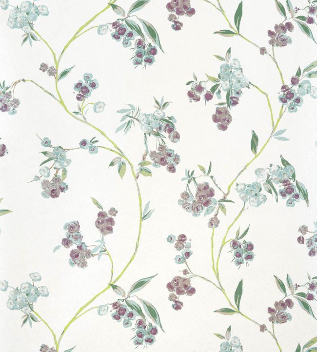 Edo Bloom Wallpaper by Anna French Lavender on Pearl