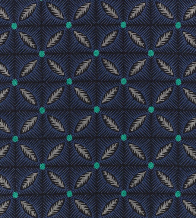 Effie Fabric by Romo Indigo Sky
