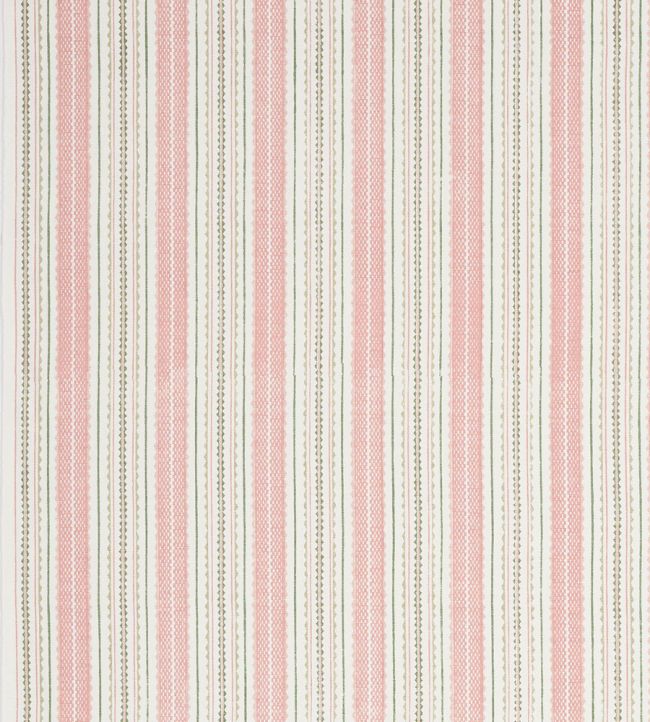 Elan Stripe Fabric by Jane Churchill Red