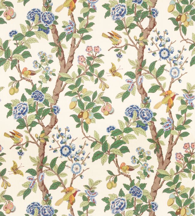 Eldon Fabric by GP & J Baker Blue/Green