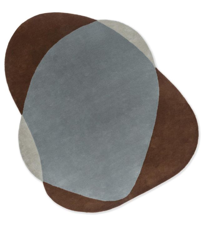 Brink & Campman Element Chad rug Brown Blue 87705140165 Brown Blue