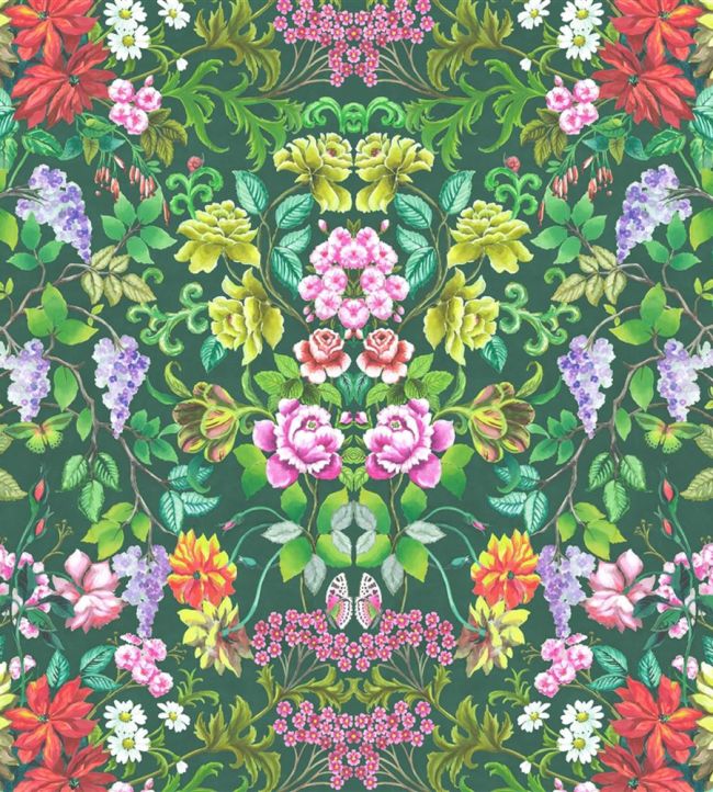 Eleonora Velours Fabric by Designers Guild Viridian