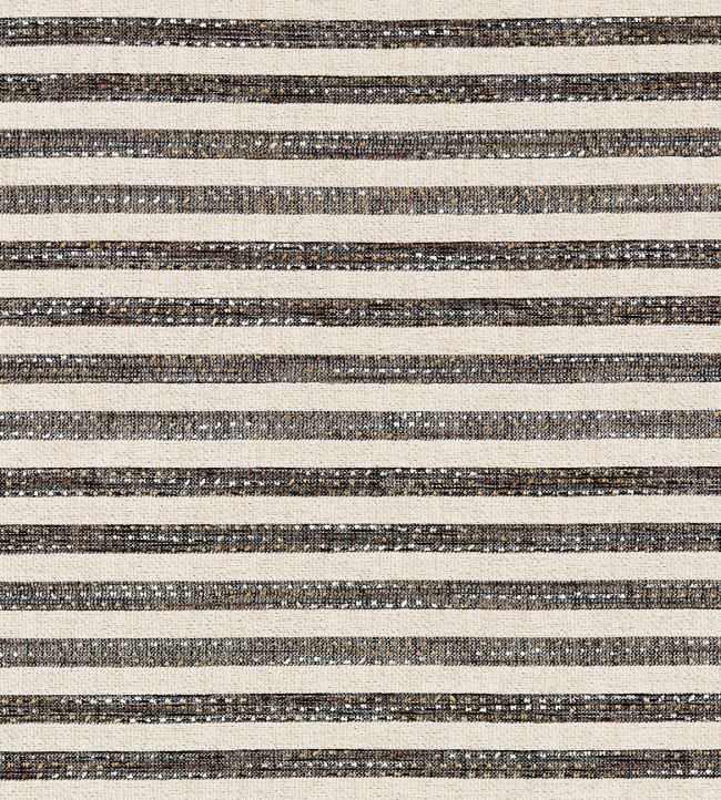 Elias Fabric by Clarke & Clarke Charcoal/Linen