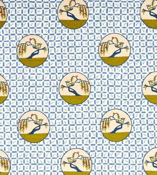 Elizabeth Fabric by Travers Blue