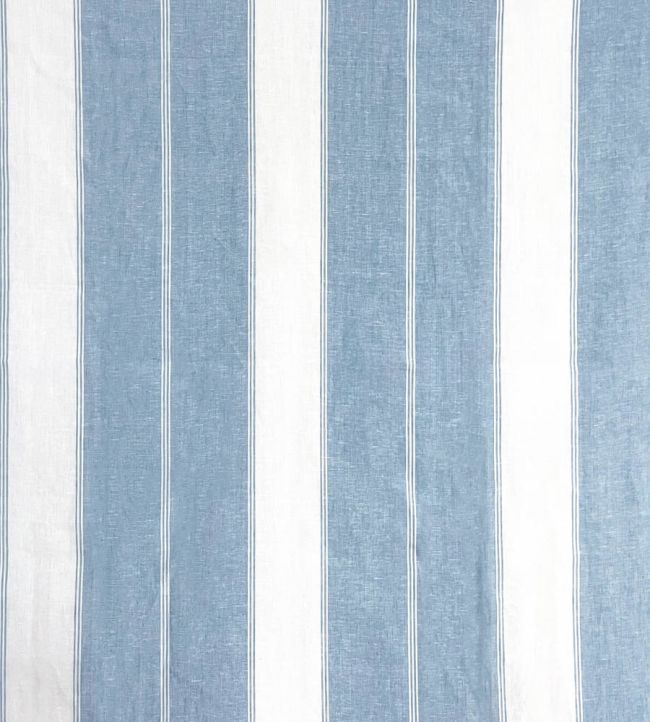 Ella Stripe Fabric by Madeaux 01 Sky