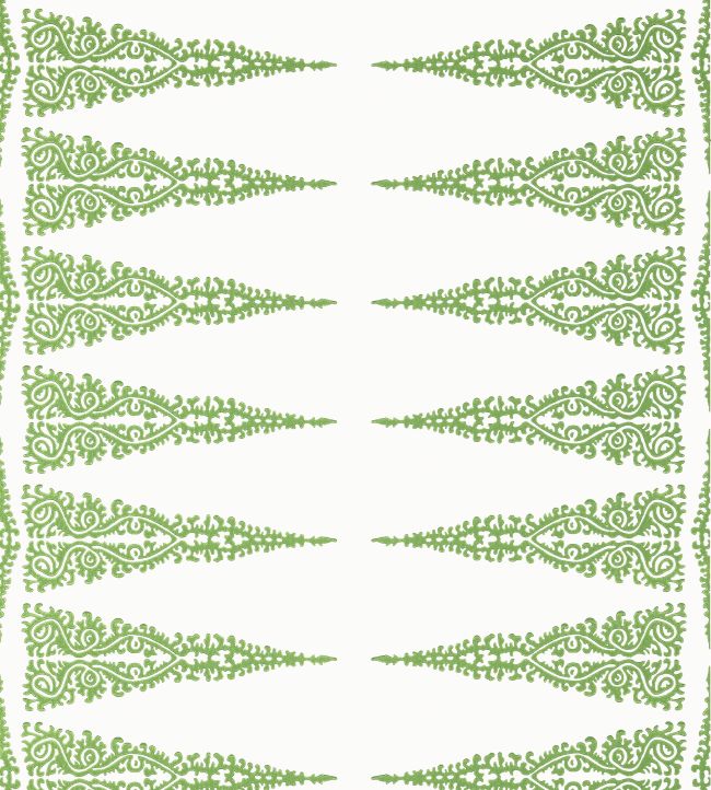 Ellery Stripe Wallpaper by Anna French Kelly on White