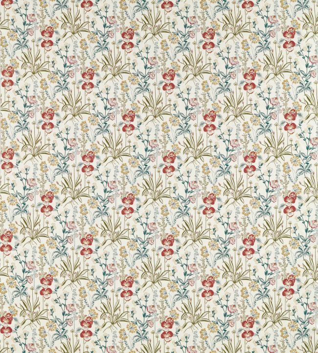 Elmsdale Fabric by Studio G Forest/Linen