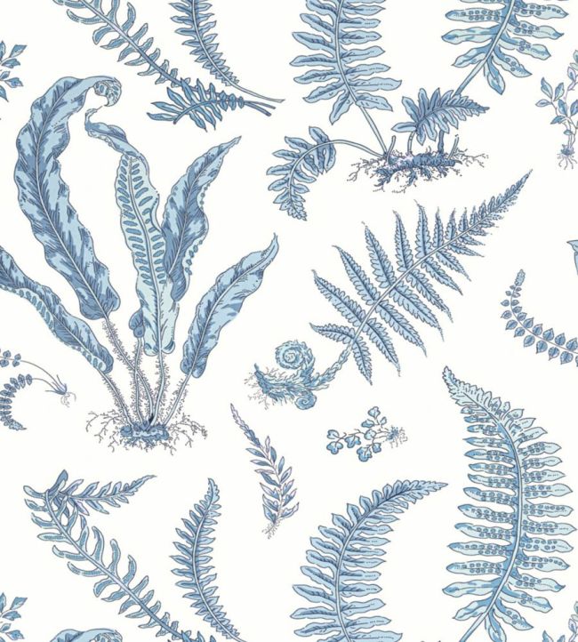 Elsie De Wolfe Wallpaper by Scalamandre Ultramarine