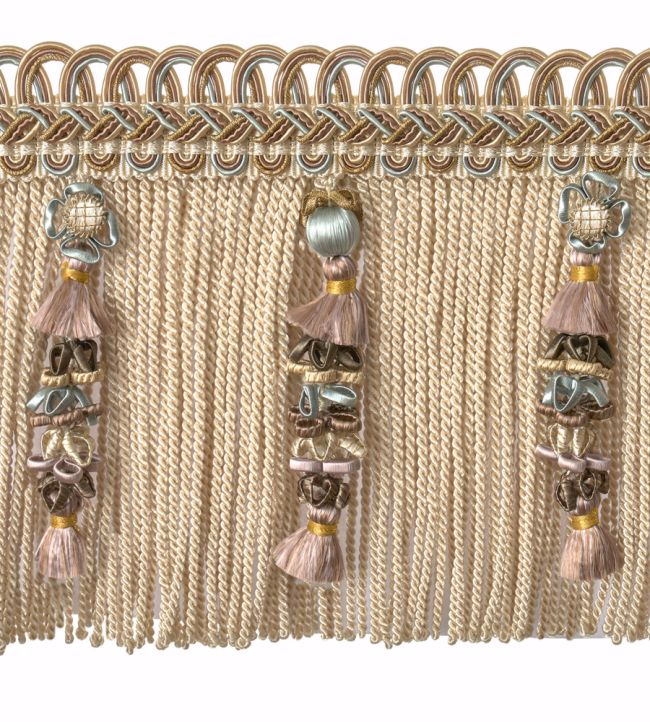 Embellished Bullion Fringe 130mm Trimming by Houles Brun Vision