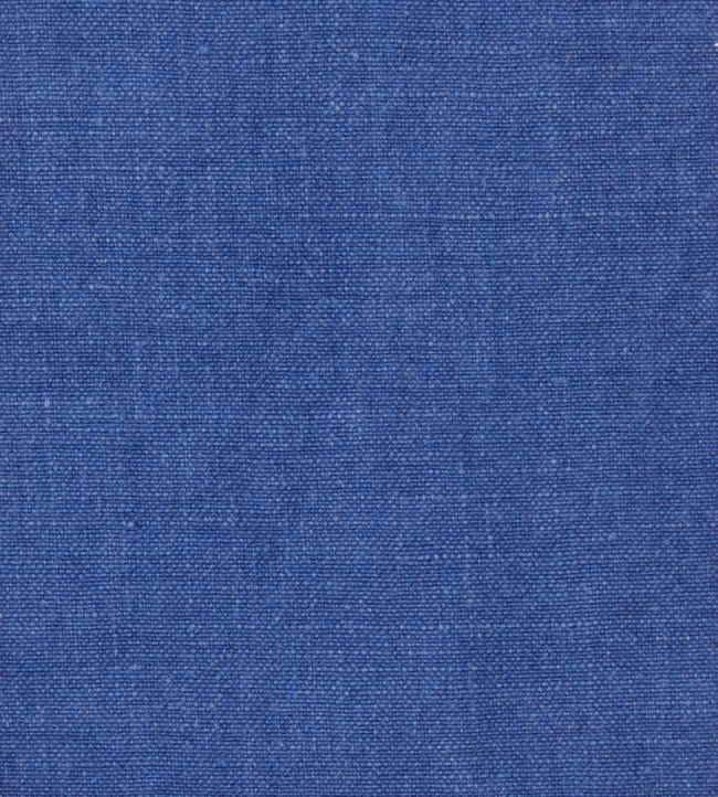 Emberton Linen Plain Fabric by Liberty Lapis