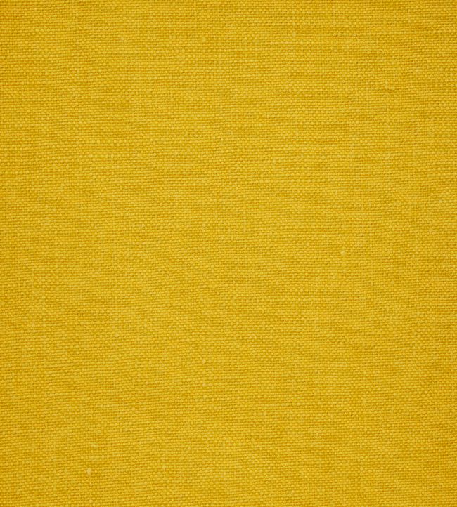 Emberton Linen Plain Fabric by Liberty Mustard