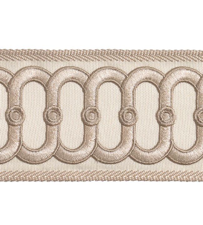 Embroidered Braid 75mm Trimming by Houles Albatre