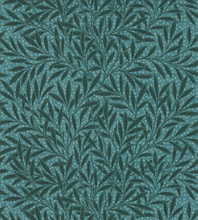 Emery's Willow Wallpaper by Morris & Co Emery Blue