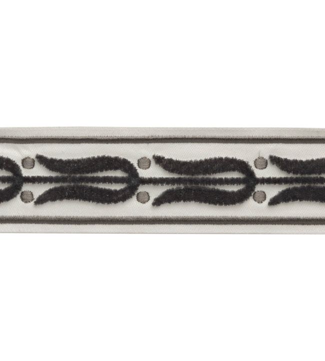 Emile Velvet Border Trimming by Samuel & Sons Celestial