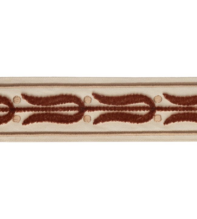 Emile Velvet Border Trimming by Samuel & Sons Shell