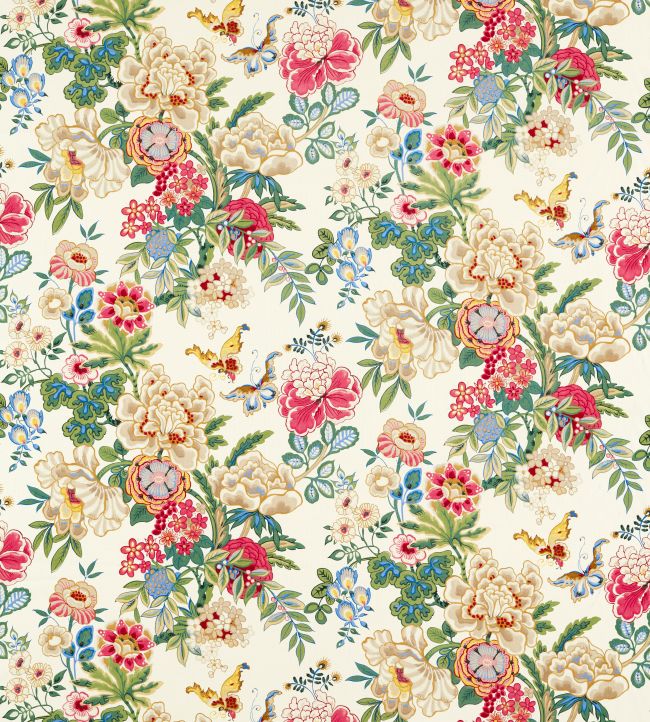 Emperor Peony Fabric by Sanderson Lotus Pink
