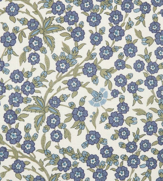 Empress Vine Fabric by Liberty Flax Flower