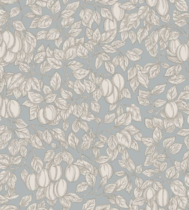 Emrik Wallpaper by Sandberg Misty Blue