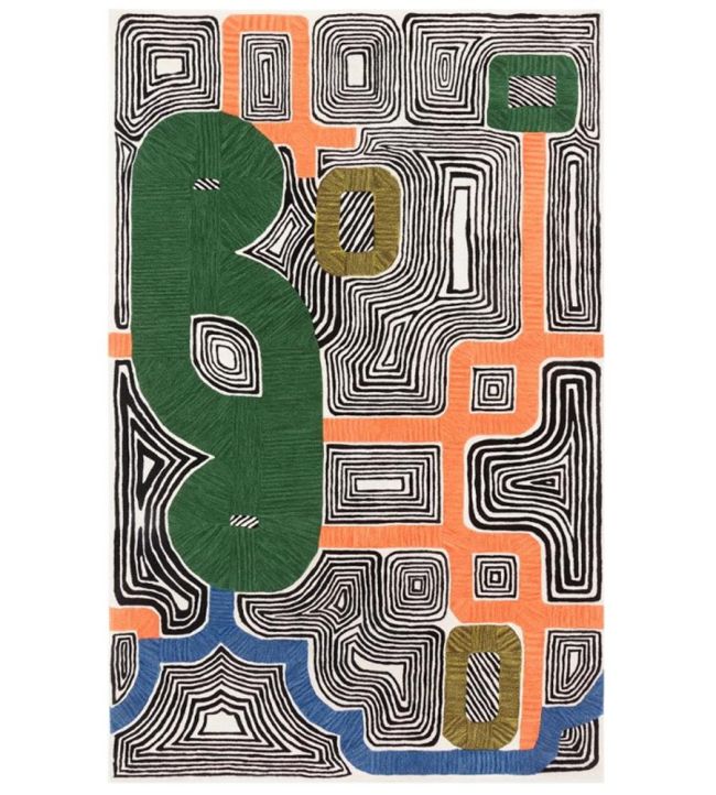 Christian Lacroix En Allant Aux Baux rug Cypres RUGCL0363 Cypres
