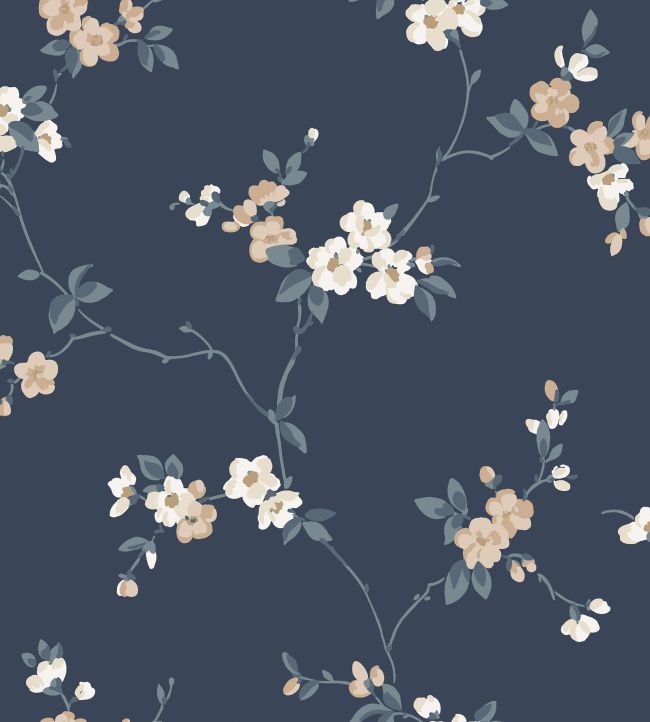 Engla Wallpaper by Sandberg Classic Blue