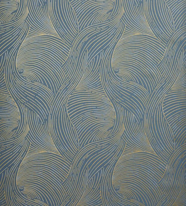 Engrave Wallpaper by Prestigious Textiles Indigo