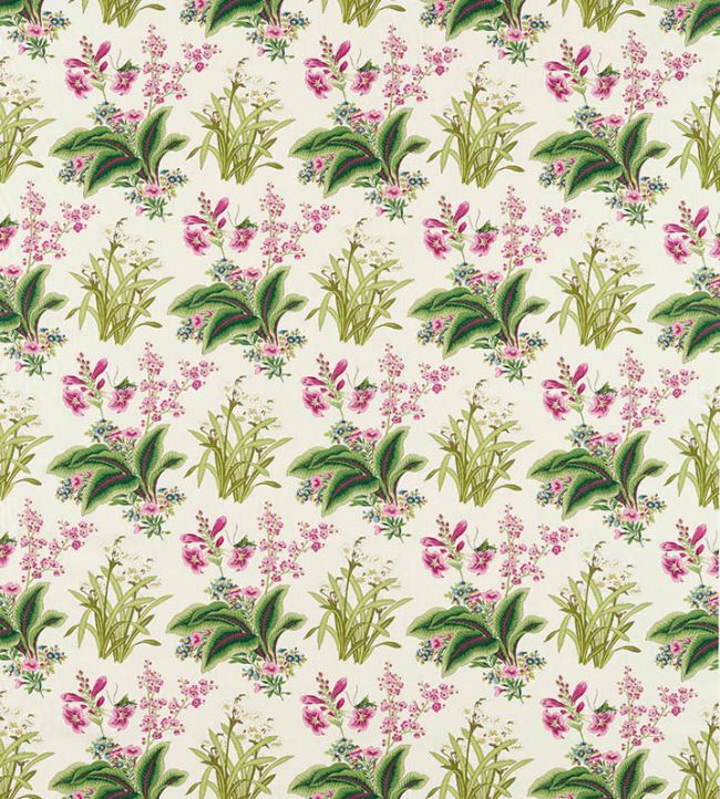 Enys Garden Fabric by Sanderson Rose Leaf