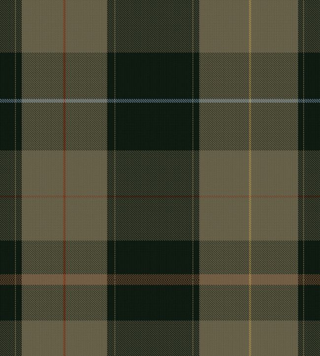 Equestrian Plaid Wallpaper by MINDTHEGAP Khaki
