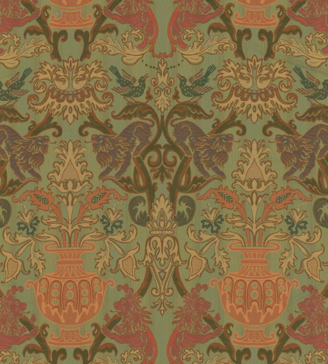Erasmo Fabric by Nobilis Vert Amande