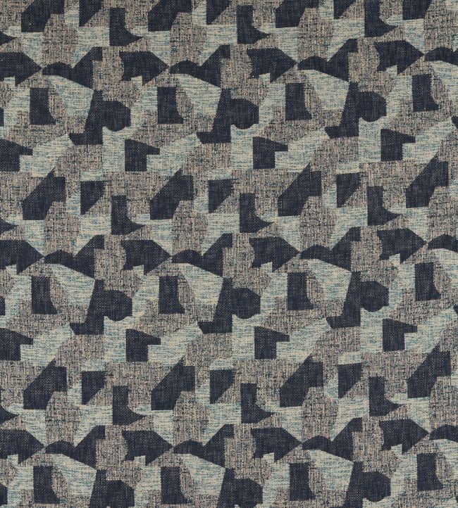 Espen Fabric by Clarke & Clarke Peacock