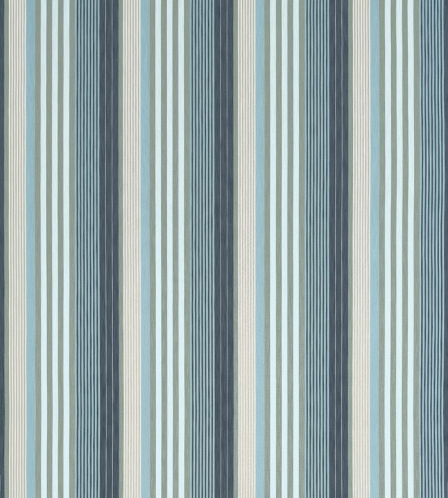 Esprit Stripe Fabric by Thibaut Navy and Sky