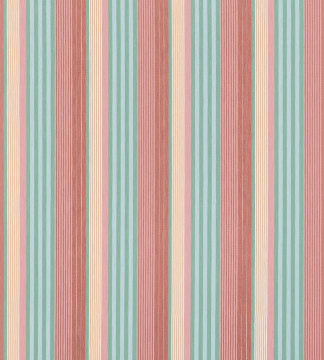 Esprit Stripe Fabric by Thibaut Pool and Spice