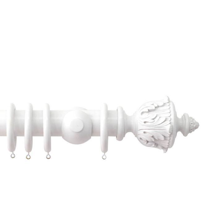 Estate 48mm Wooden Alabaster Acanthus EST180R/ALA/H4028Fx2/ALA 180cm Cup 18 Alabaster