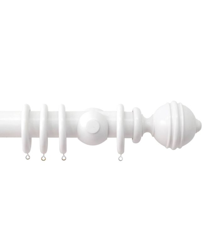 Estate 48mm Wooden Alabaster Ribbed Ball EST180R/ALA/H3027Fx2/ALA 180cm Cup 18 Alabaster
