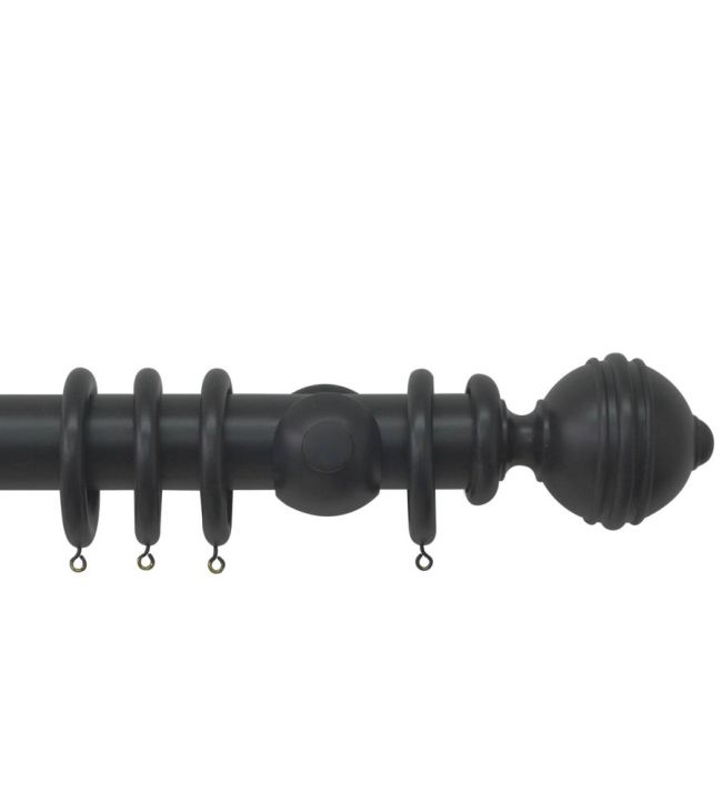 Estate 48mm Wooden Charcoal Ribbed Ball EST180R/CC/H3027Fx2/CC 180cm Cup 18 Charcoal