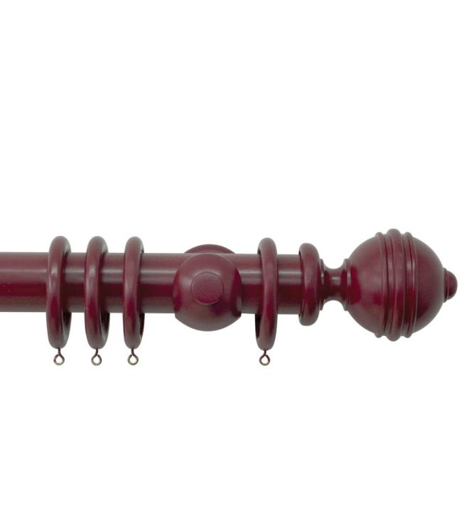 Estate 48mm Wooden Claret Ribbed Ball EST180R/CLA/H3027Fx2/CLA 180cm Cup 18 Claret