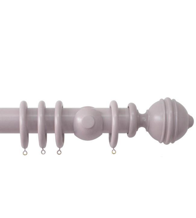 Estate 48mm Wooden Heather Ribbed Ball EST180R/HEA/H3027Fx2/HEA 180cm Cup 18 Heather