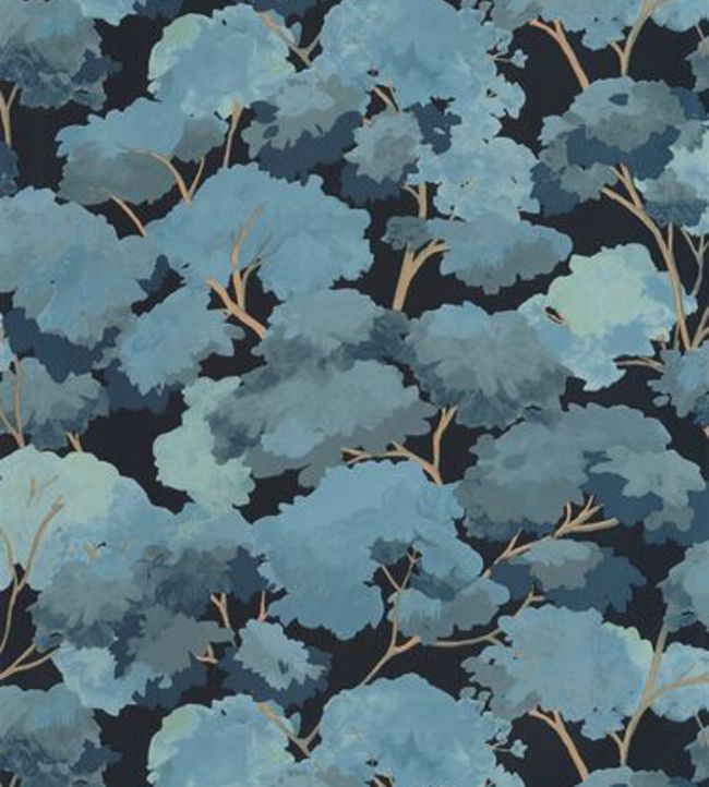 Ete Wallpaper by Caselio Bleu Nuit