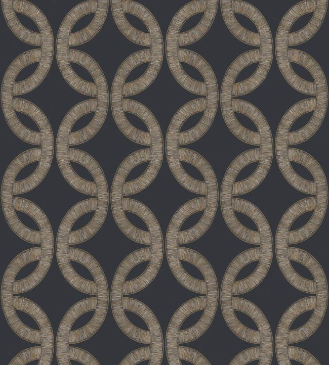Etienne Wallpaper by Casamance Encre/dore