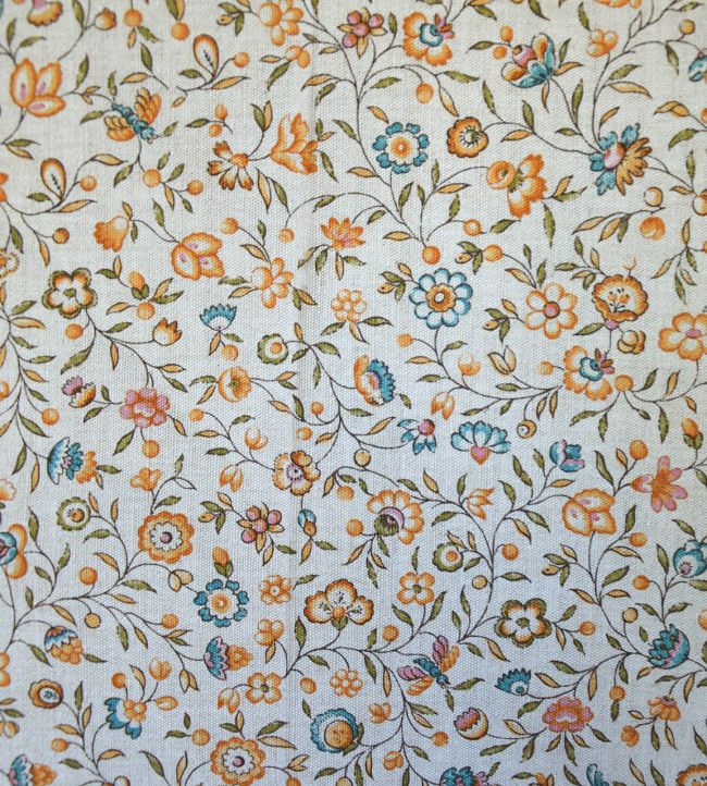 Eugenie Lin Fabric by Casal Turquoise-Or