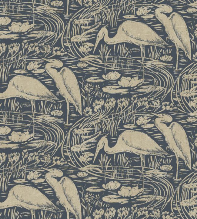Euphrate Wallpaper by Casadeco Encre / Naturel