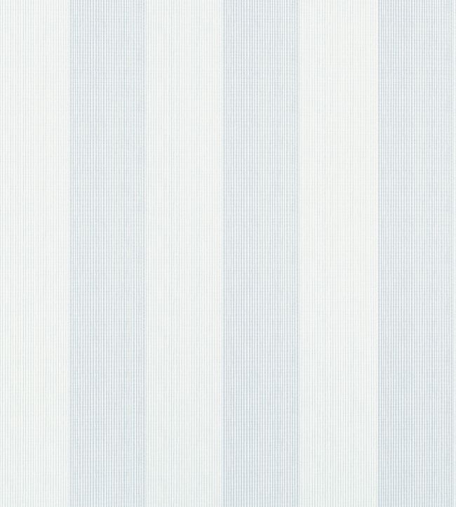 Evan Stripe Wallpaper by Thibaut Powder Blue