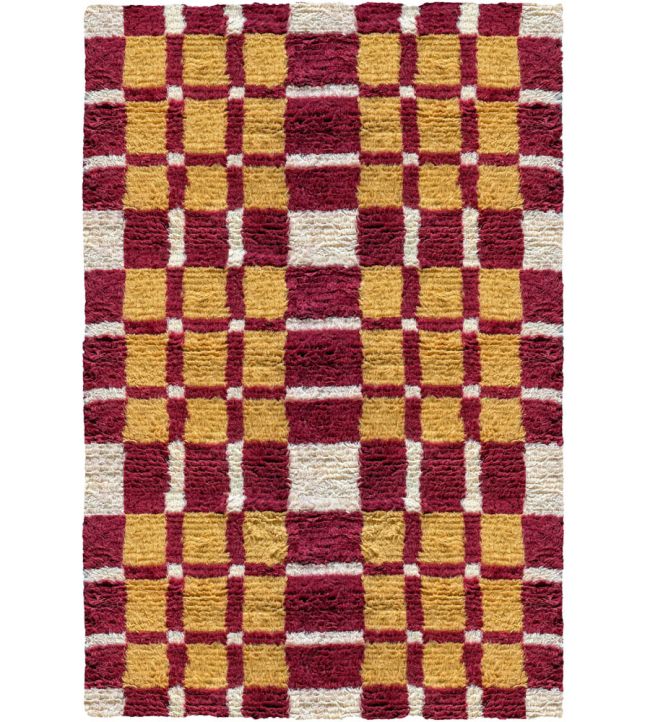Layered Evelina Kroon Rya rug Currant Bush EKSHCB180270 Currant Bush