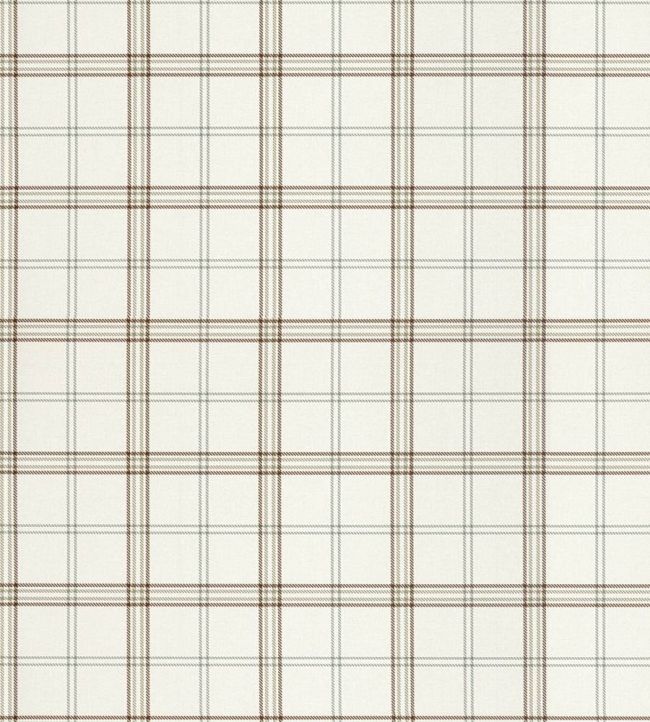 Ezra Plaid Wallpaper by Scalamandre Mocha