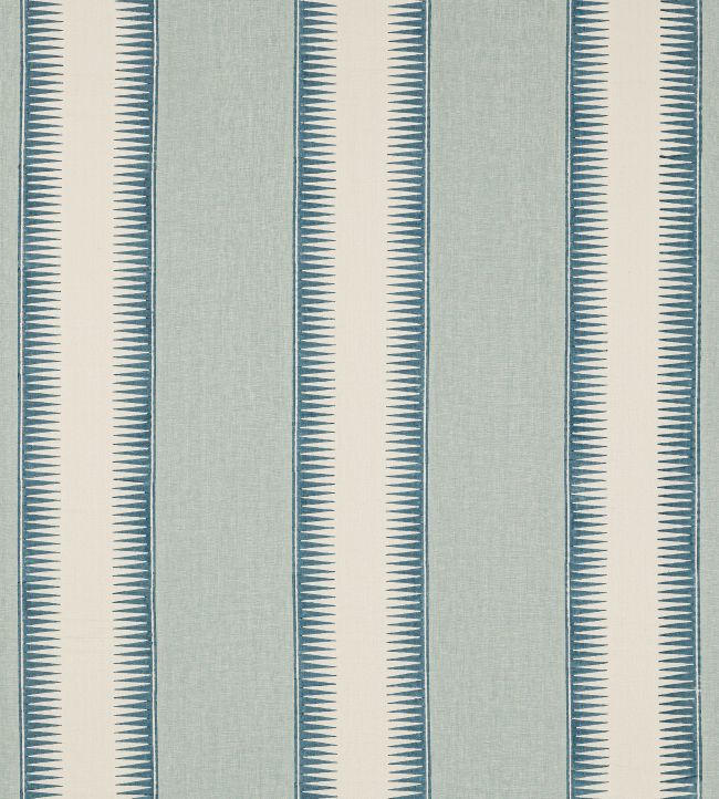 Ezra Stripe Fabric by Jane Churchill Blue