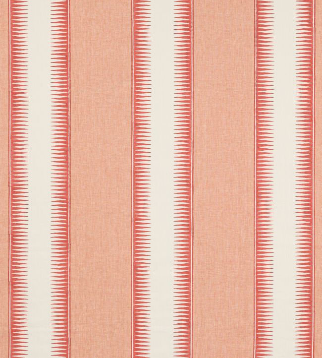 Ezra Stripe Fabric by Jane Churchill Red