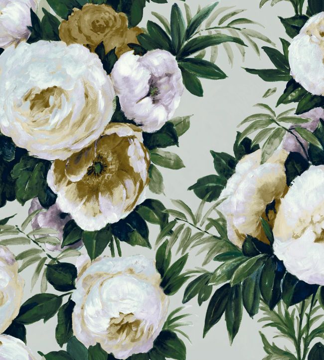 Fabiola Bloom Fabric by Arley House Stone