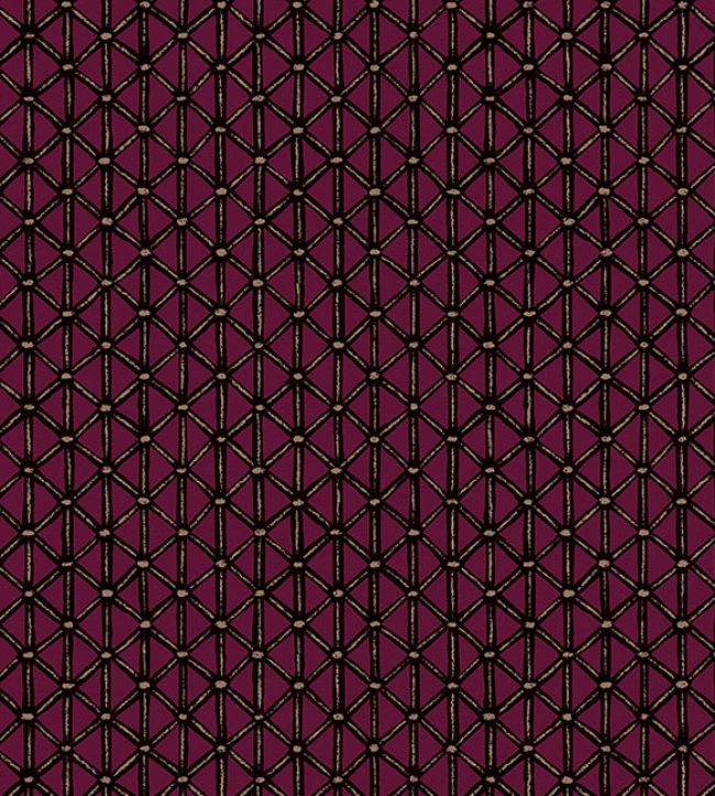 Facet Wallpaper by Eijffinger Fuschia