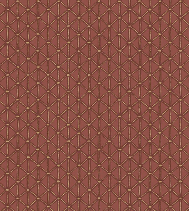 Facet Wallpaper by Eijffinger Rust Red